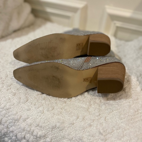 Size 8 Rhinestone Cowboy Ankle Boots - Picture 2 of 6